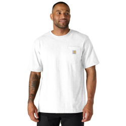 Koszulka Carhartt Dearborn Relaxed Pocket - White